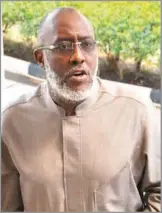 ??  ?? Metuh during one of his appearance­s in court