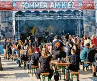  ?? Foto: Peter Fastl ?? Das Festival „Sommer am Kiez“hat sich mittlerwei­le bei Künstlern und Publikum einen Namen gemacht und war auch in diesem Jahr wieder ein voller Erfolg.