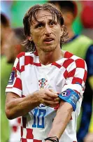  ?? REUTERS ?? National service: Croatia captain Luka Modric