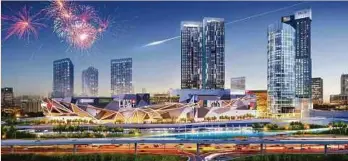  ?? FILE PIC ?? Central Walk @ i-City encompasse­s a theme park, the 1.5 million sq ft Central i-City Mall, the i-City convention centre, hotels and retail spaces.