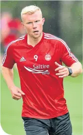  ??  ?? Curtis Main says he belongs at Pittodrie