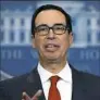  ??  ?? Steven Mnuchin