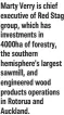  ?? ?? Marty Verry is chief executive of Red Stag group, which has investment­s in 4000ha of forestry, the southern hemisphere’s largest sawmill, and engineered wood products operations in Rotorua and Auckland.