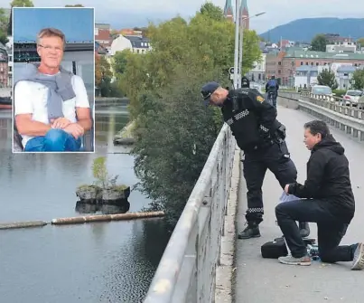  ?? FOTO: FREDRIK PEDERSEN/PRIVAT ?? DØDE:
Politiet mener Hjalmar Johansen falt i vannet etter ulykken og døde.