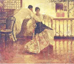  ?? Wikipedia ?? “Tampuhan” by Juan Luna, 1895, Rosalinda Orosa collection