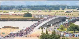  ?? Photo: file. ?? The new Kopu Bridge was opened in 2011. The old bridge can be seen on the right.