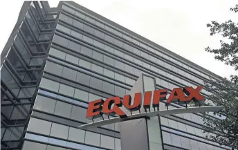  ?? AP FILE PHOTO ?? Equifax, one of the nation’s largest credit- reporting firms, said it discovered the breach July 29.