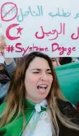  ?? Foto: Toufik Doudou, dpa ?? Auch am Dienstag gingen die Proteste junger Menschen gegen das algerische Regime weiter.