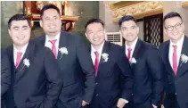  ?? ?? Bestman Pert Lagman, Ken Pasumbal, Jeff Gagalang, Atty. David Arquero and Jake Señeres