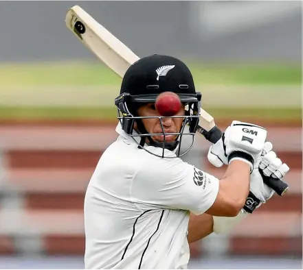  ?? PHOTOSPORT ?? Ross Taylor was in vintage form in scoring 200 against Bangladesh at the Basin Reserve yesterday.