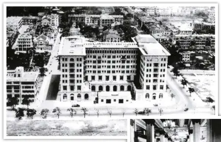  ??  ?? Left: The Peninsula in 1928
Below: the hotel lobby in the 1950s