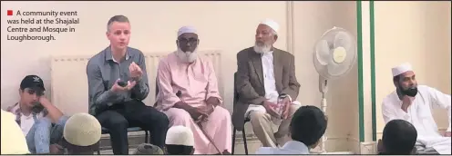  ??  ?? A community event was held at the Shajalal Centre and Mosque in Loughborou­gh.