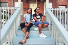  ?? Christian Abraham / Hearst Connecticu­t Media ?? Sha’Nia Cooper, 15, left, poses with her mom, Erika Cooper, at their home in Waterbury on Sept. 1. Sha’Nia was arrested at school after getting into a fight in 2019. Waterbury consistent­ly has the highest school based arrest rate, at three times the state average.