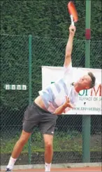  ??  ?? Canterbury Lawn Tennis Club’s ladies singles champion Emma Slack, left, and the men’s title winner Tom Hubble