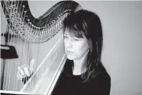  ?? COURTESY DAWN MARIE EDWARDS ?? Harpist Dawn Marie Edwards soloed on William Grant Still’s “Ennanga” in the Bach Festival Society’s “Exploring and Celebratin­g African American Composers” program.