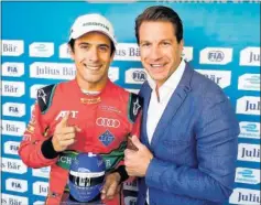  ??  ?? GIRO. Di Grassi, líder del campeonato a falta de una carrera.