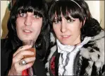  ??  ?? hedonist: Comedian Noel Fielding with ex-girlfriend Delia Gaitskell in 2008