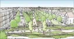  ??  ?? Emily Shirley and right, an artist’s impression of the Mountfield Park developmen­t