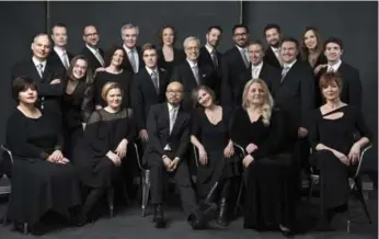  ?? SIAN RICHARDS PHOTO ?? The Tafelmusik Chamber Choir worked with the Tafelmusik Orchestra and guests to perform Alexander’s Feast.