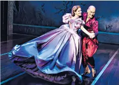  ??  ?? Worlds collide: Kelli O’hara as Anna and Ken Watanabe as the King