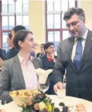  ??  ?? Premijer Plenković u društvu s Viktorom Orbánom, Mirom Cerarom i Anom Brnabić