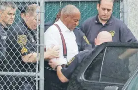  ??  ?? ► Bill Cosby fue encarcelad­o esta semana.