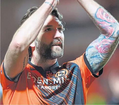  ?? ?? KEY MAN: Charlie Mulgrew says his will to win hasn’t faded and he can’t wait to play in Europe with Dundee United.