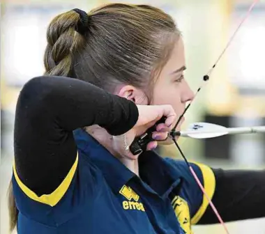  ??  ?? Die Resultate im Training stimmen Mariya Shkolna optimistis­ch.