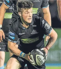  ?? Picture: SNS. ?? George Horne in action for Glasgow Warriors.