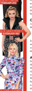  ??  ?? CHLOE GRACE MORETZ 10 FEBRUARY 1997