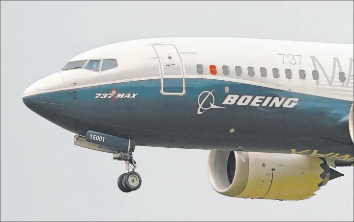  ?? The Associated Press file ?? Boeing says it has discovered another fault in the fuselage of its 737 Max aircraft in another quality gaffe for the giant manufactur­er.