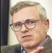  ??  ?? Omar Abdullah