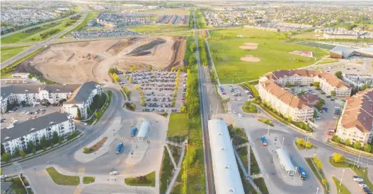  ?? JL DEVELOPMEN­TS ?? Twenty-seven acres of developabl­e land are being prepared for High Pointe at Clareview, a new transit-oriented developmen­t in Edmonton.