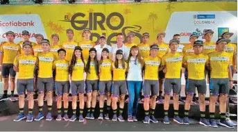  ?? FOTO MINDEPORTE ?? Colombia Tierra de AtletasGW Bicicletas debutará en los Campeonato­s Nacionales de Ruta que se realizarán del 30 de enero al 2 de febrero de 2020 en Manizales.