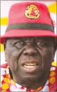  ??  ?? Morgan Tsvangirai