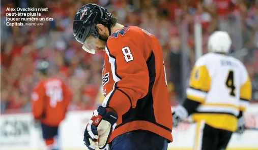  ??  ?? Alex Ovechkin n’est peut-être plus le joueur numéro un des Capitals.