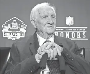  ?? KIRBY LEE/USA TODAY ?? “April should be known in the NFL as National Liars Month,” Gil Brandt says. “Everybody is trying to create a smokescree­n, both ways.”