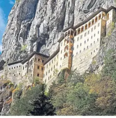  ??  ?? Sumela Monastery at Trabzon, Turkey.