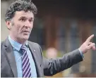  ??  ?? Paul Dewar was diagnosed with brain cancer about a year ago.