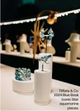  ?? ?? Tiffany & Co. 2024 Blue Book Iconic Star aquamarine pieces.