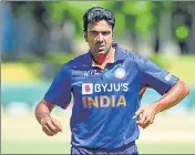  ?? ?? India’s Ravichandr­an Ashwin conceded 68 runs in 10 overs in the second ODI against South Africa on Friday.