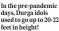  ?? ?? In the pre-pandemic days, Durga idols used to go up to 20-22 feet in height!