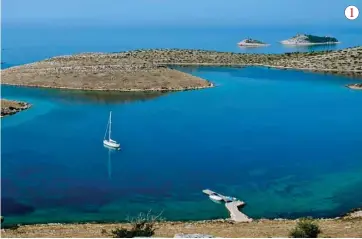  ??  ?? 1. Kornati, un parco naturale nel quale si può far vela in libertà. 1