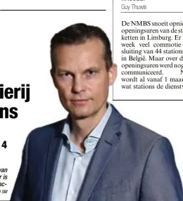  ?? FOTO SM ?? Internist-infectiolo­og Jeroen van der Hilst (Jessa Ziekenhuis) : “Er is niks mis met de mRNA-vaccins.”