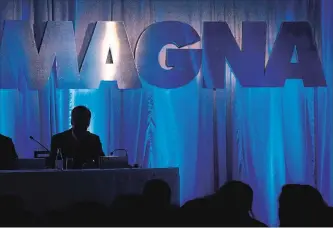  ?? NATHAN DENETTE THE CANADIAN PRESS ?? Magna Internatio­nal Inc. stock had one of its biggest one-day declines of the year on Wednesday.