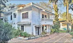  ?? PRAFUL GANGURDE ?? The bungalow adjoins RK Films and Studios which Godrej bought in May 2019.