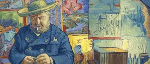  ??  ?? Colorful images from Loving Vincent