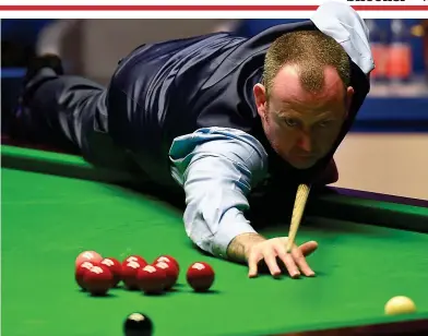  ?? AFP ?? Final drama: Mark Williams kept his cool en route to his first world title since 2003