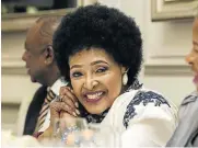  ?? Picture: DAVID HARRISON ?? ’MISUNDERST­OOD’: Winnie Madikizela-Mandela at her 80th birthday party in Cape Town this year