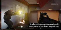  ??  ?? Synchroniz­ing your movements with teammates to cut down angles is key.